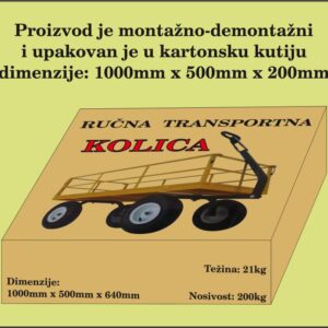Rucna transportna kolica Slika 7